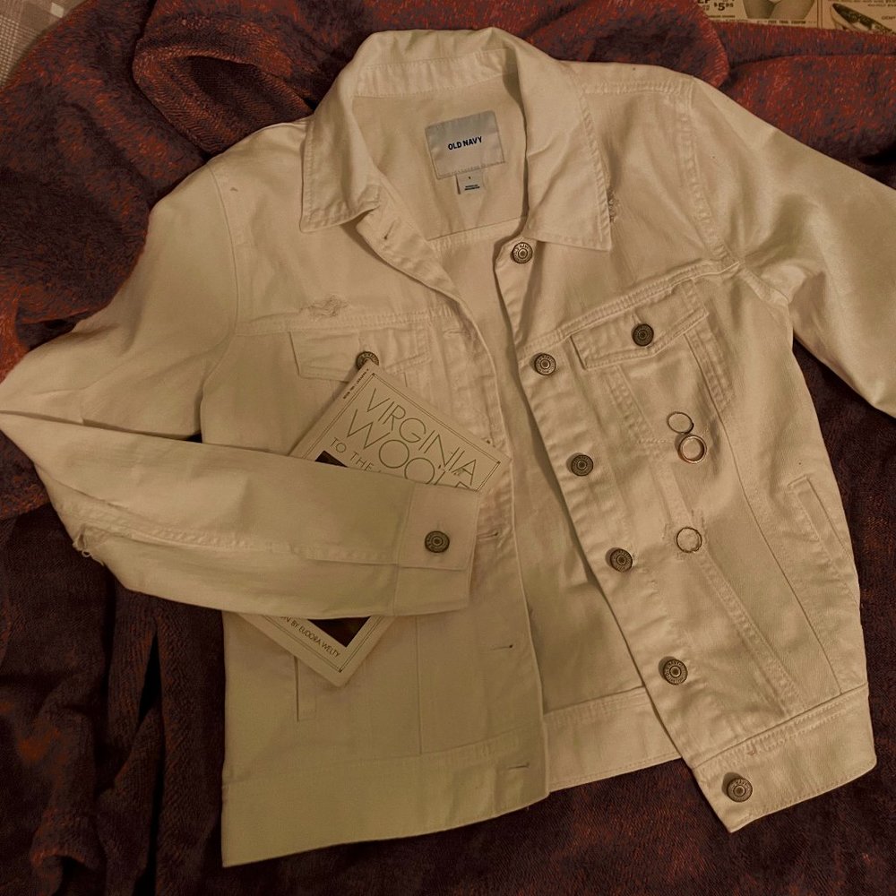 Off-White Jean Jacket Old Navy